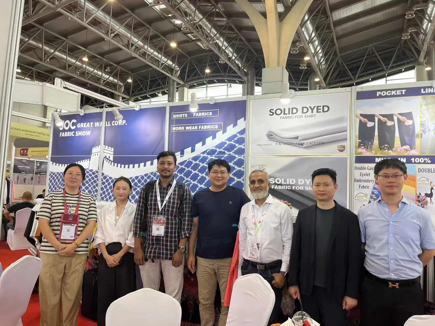 Joc Great Wall Corp. Participates In The Bangladesh International Textile Accessories, Yarns And Textile Machinery Exhibition